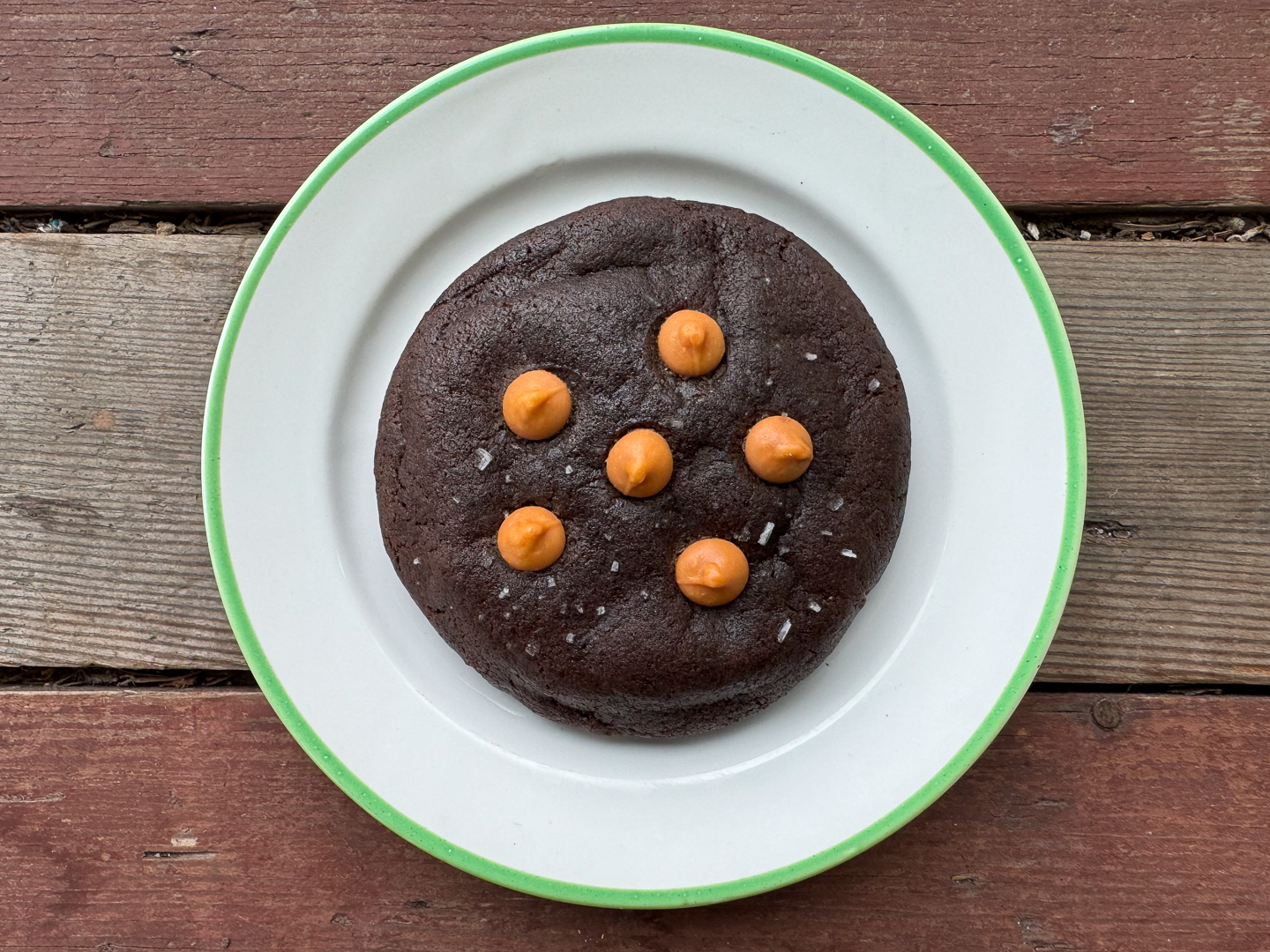 Salty Caramel Chocolate Cookie